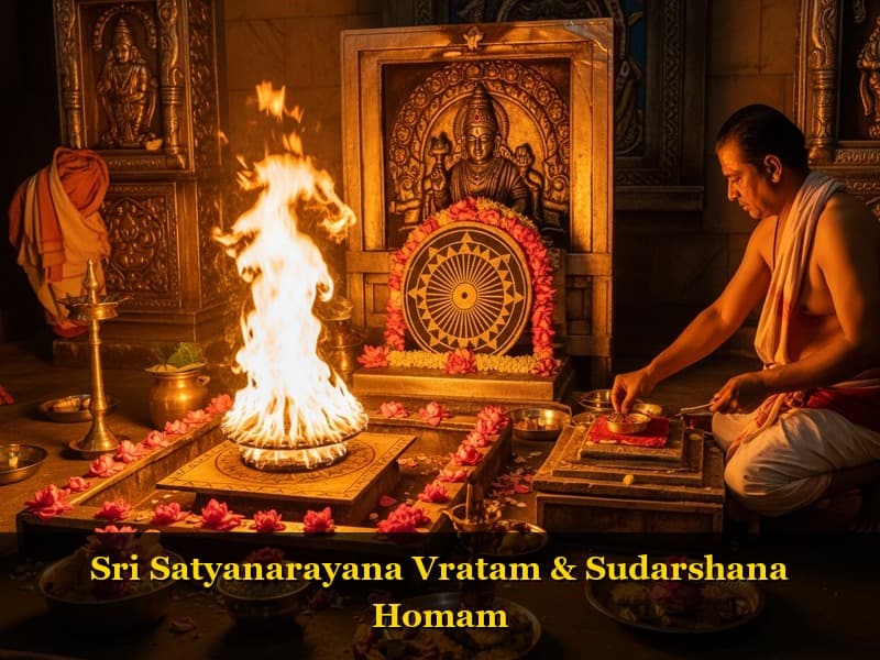 Sri satyanarayana Vratam & Sudarshana Homam