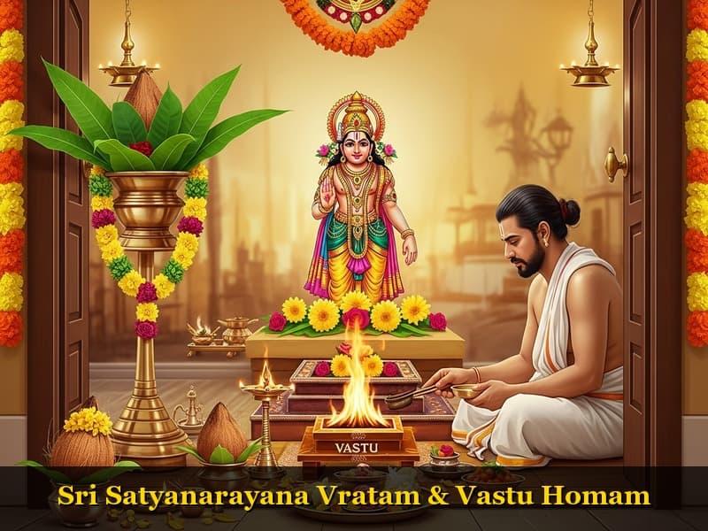 Sri satyanarayana Vratam & Vastu Homam